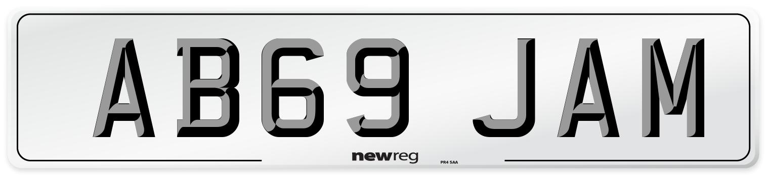AB69 JAM Number Plate from New Reg